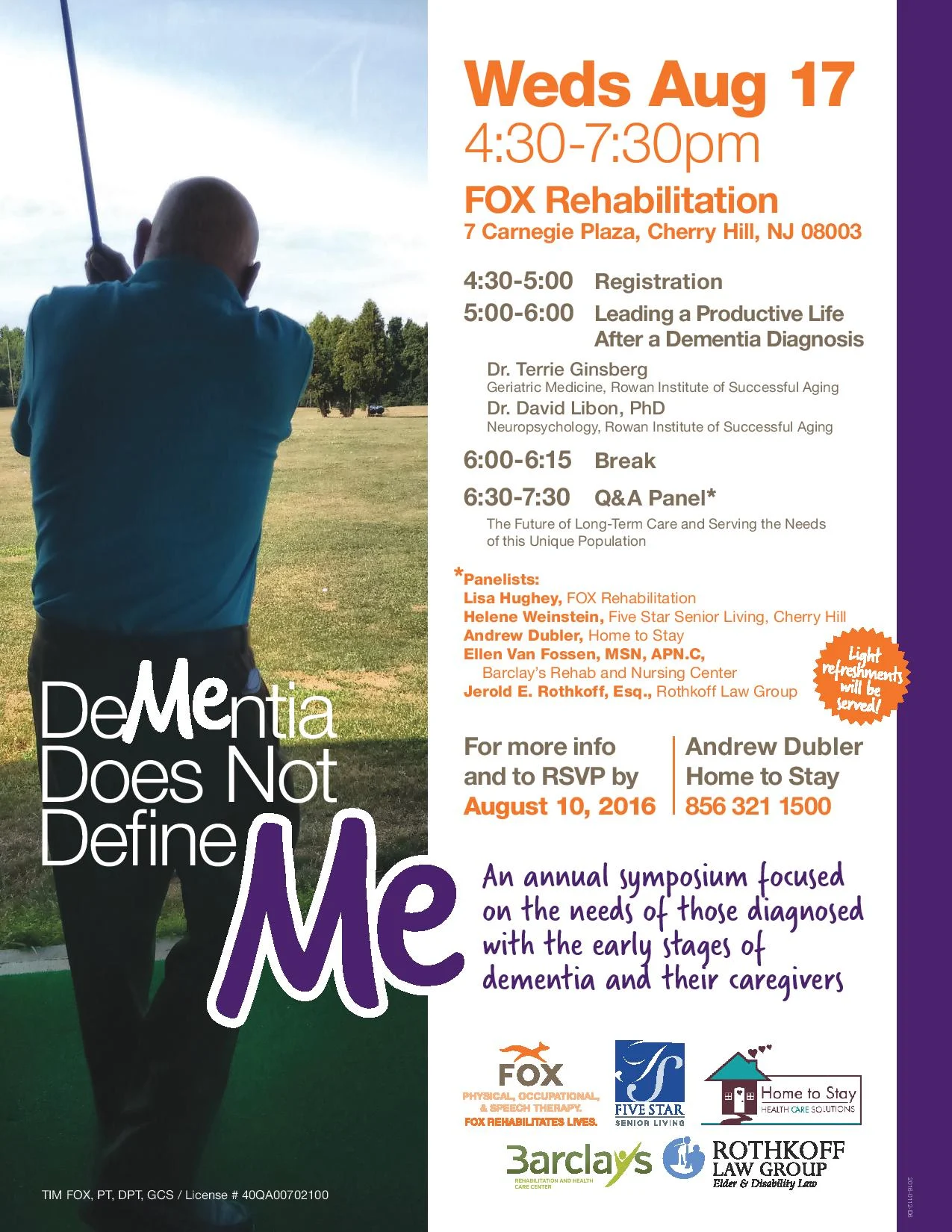 Dementia Symposium Agenda
